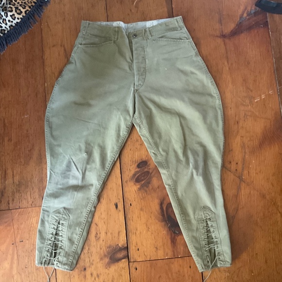 Vintage Other - Vintage Boys Scouts Of America Jodhpurs Pants 1920s olive Canvas Breaches